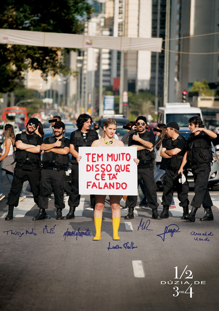 Pôster autografado